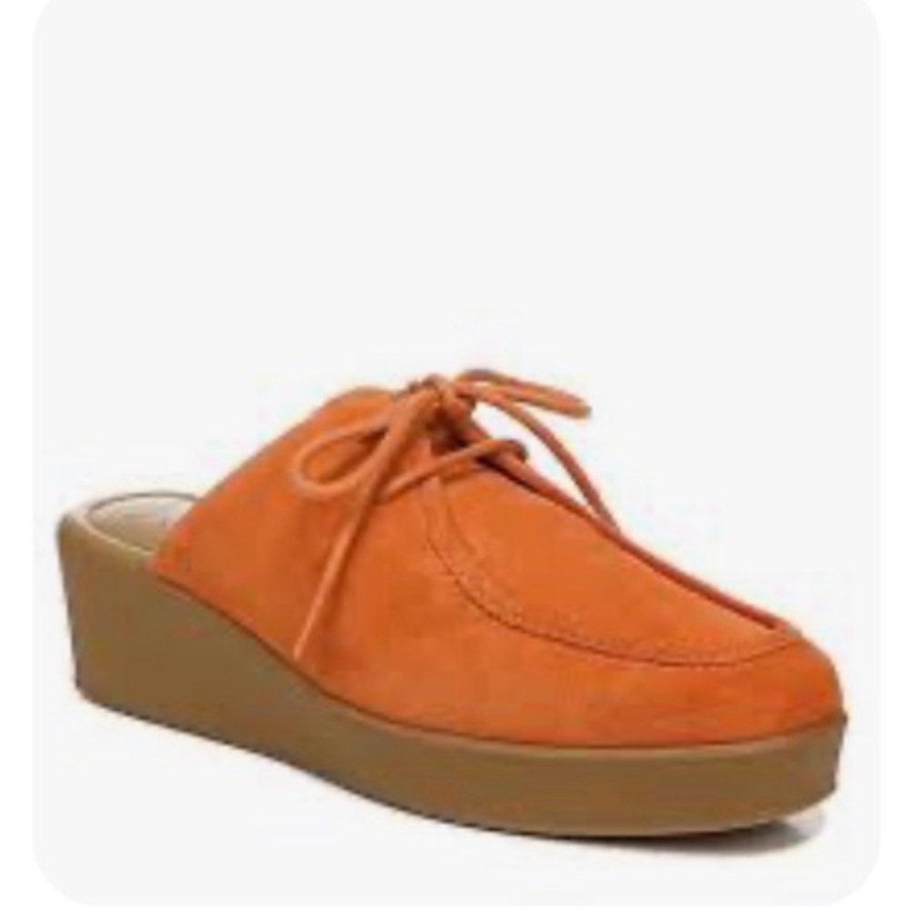 Spring NEW never worn  Suede Women's Wedge Mules